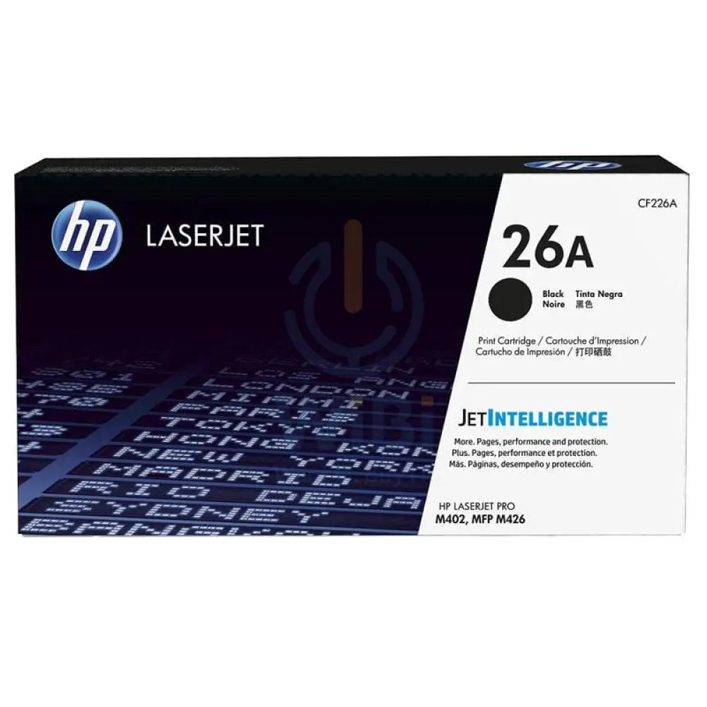 HP 26A Black Toner Cartridge - 3.1K Pages / Black Color / Toner Cartridge