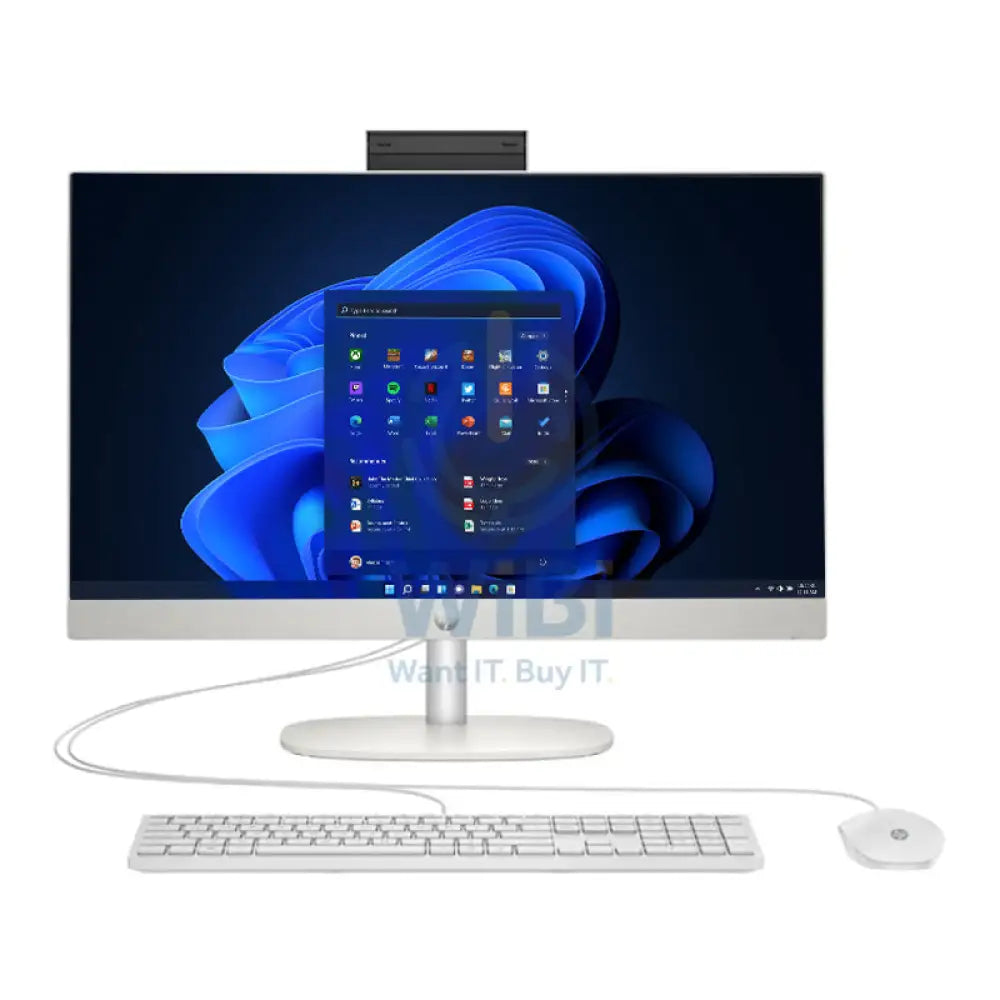 HP 27-CR0010NE AIO PC - i7 / 8GB / 512GB (NVMe M.2 SSD) / 27’’ FHD Touch / Win 11 Pro / 1YW / Shell White - Desktop