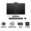 HP 27-CR0011NE AIO PC - i7 / 8GB / 512GB (NVMe M.2 SSD) / 27’’ FHD Touch / DOS (Without OS) / 1YW / Jet Black - Desktop