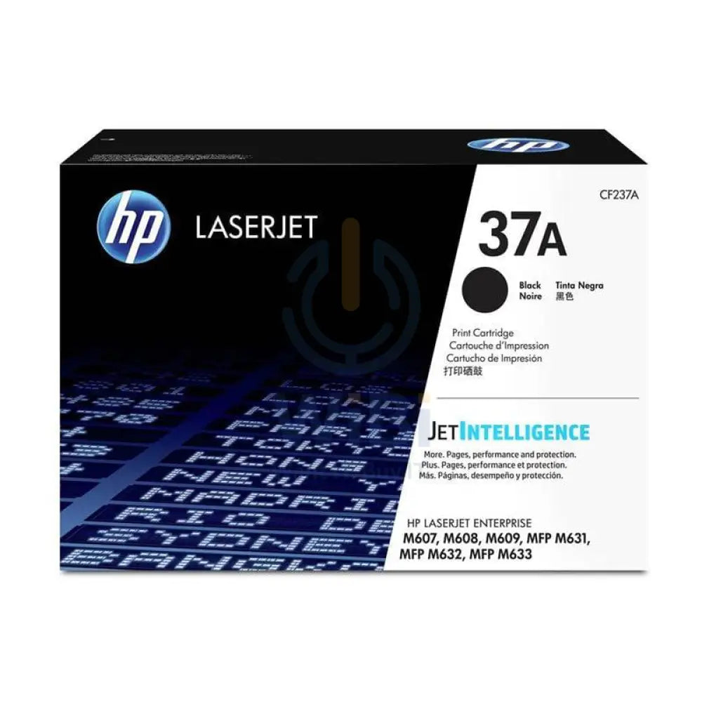 HP 37A Black LaserJet Toner Cartridge - 11k pages / Black Color / Toner Cartridge