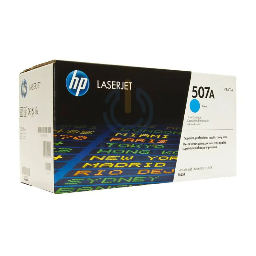 HP 507A Cyan Color - 6K Pages / Cyan Color / Toner Cartridge