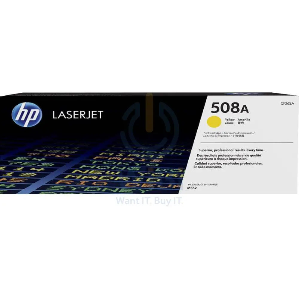 HP 508A Yellow Color - 5K Pages / Yellow Color / Toner Cartridge