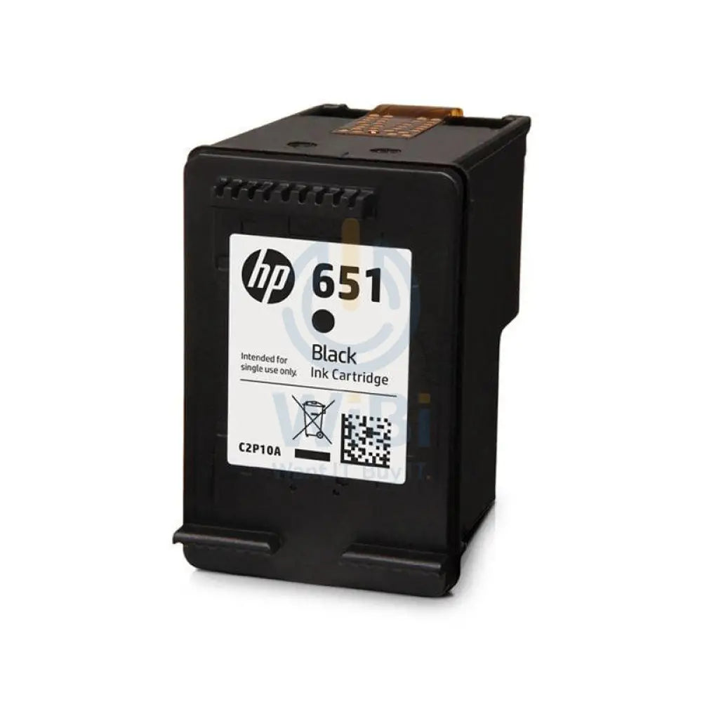 HP 651 Black Ink Cartridge - 600 Pages / Black Color / Ink Cartridge - Printer & Scanners