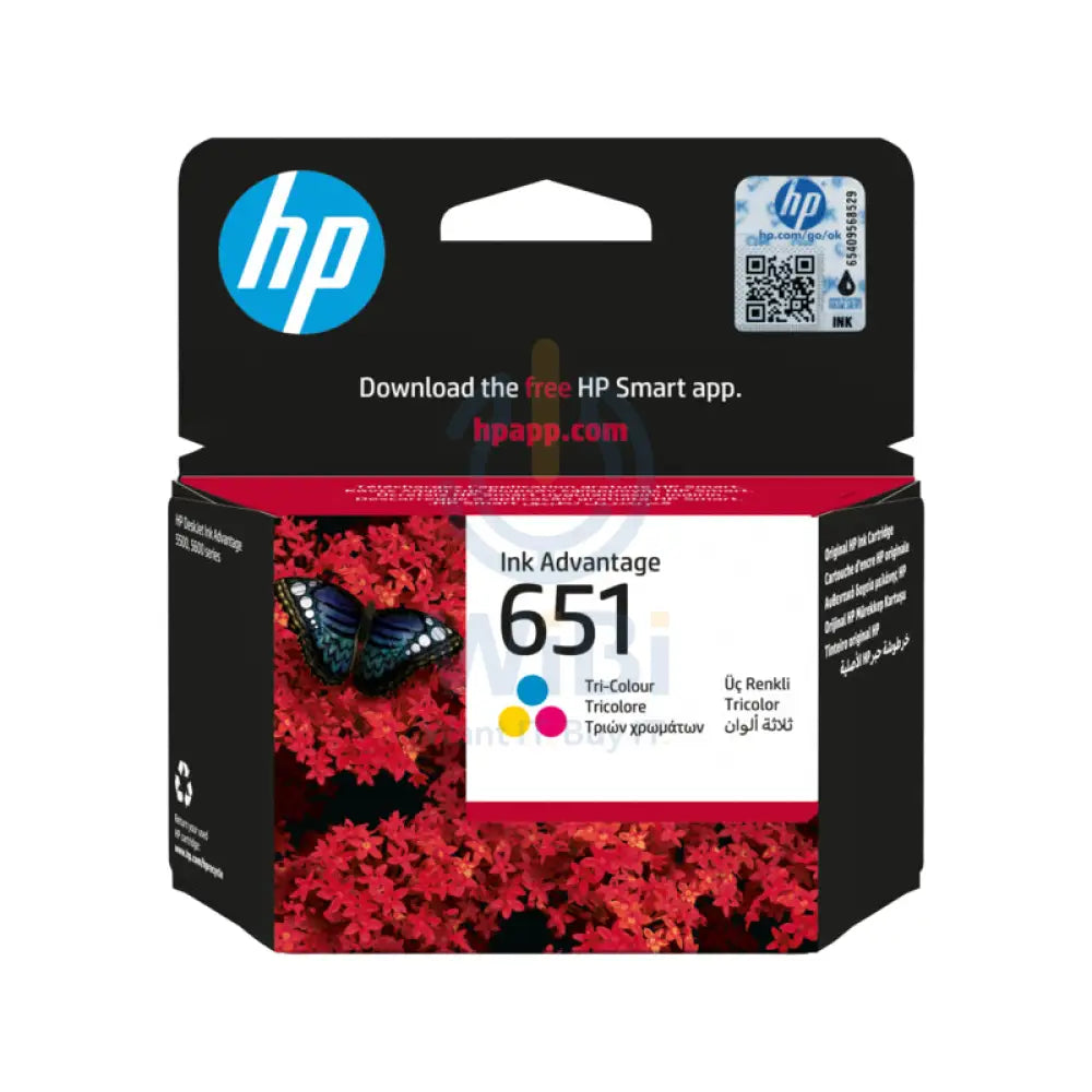 HP 651 Tri-Color Ink Cartridge - 300 Pages / Tri-Color / Ink Cartridge Accessories > Printers & Scanners > Printers >