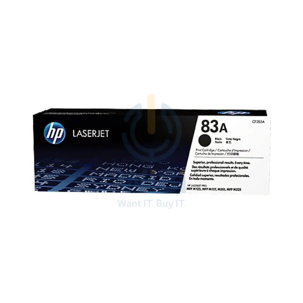 HP 83A Black Color - 1.5K Pages / Black Color / Toner Cartridge