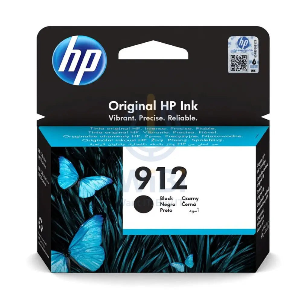 HP 912 Black Original Ink Cartridge - 300 Pages / Black Color / Ink Cartridge Accessories > Printers & Scanners >