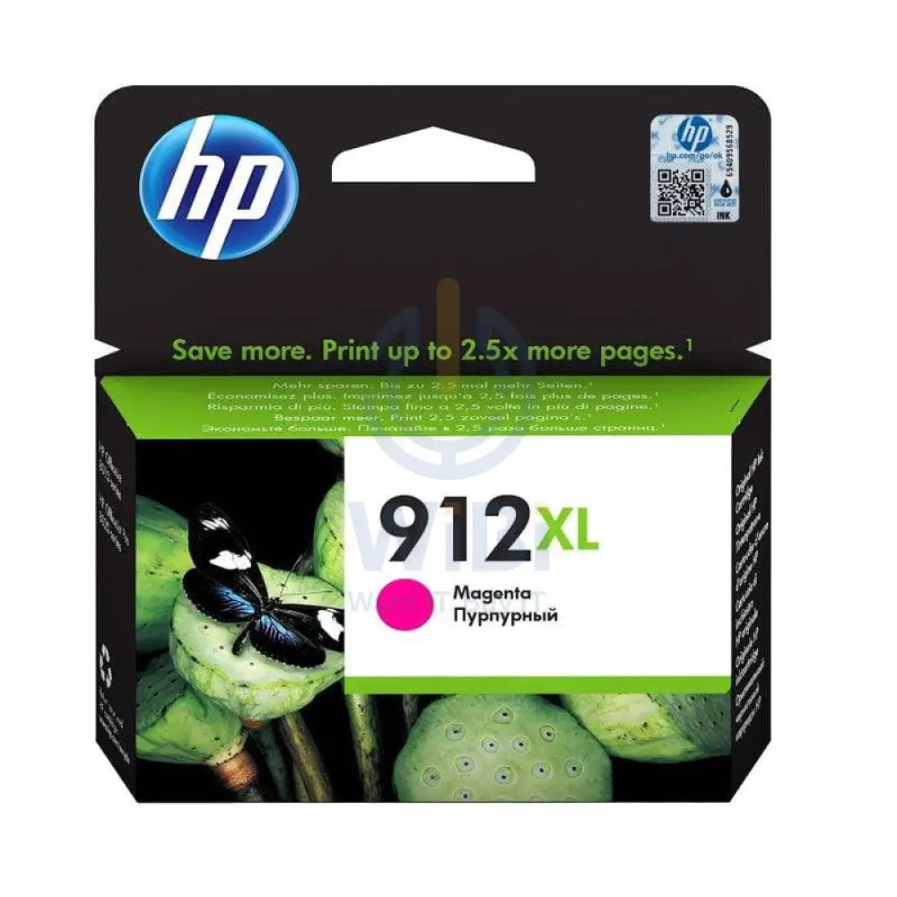 HP 912XL High Yield Magenta Ink Cartridge - 825 Pages / 10.4 ml / Magenta Color / Ink Cartridge