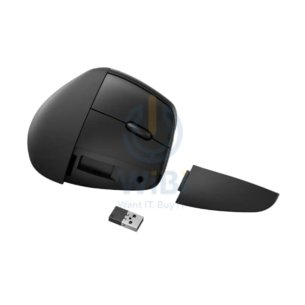 HP 920 Ergonomic Vertical Wireless Mouse - Up to 4000 dpi / 6 Buttons (5 Programmable) / Black Color Accessories >