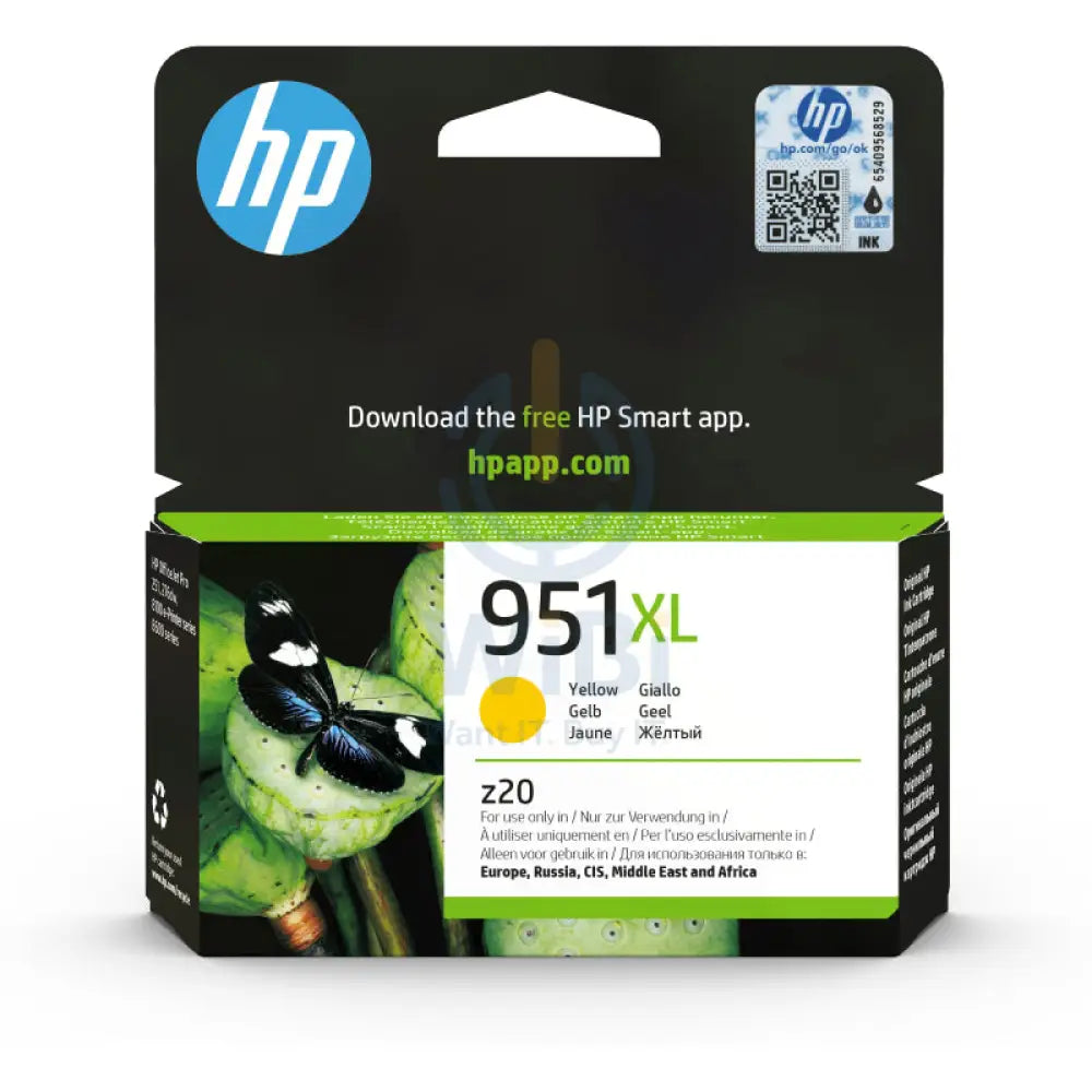 HP 951XL Yellow Color - 1.5K Pages / Yellow Color / High Yield / Ink Cartridge Accessories > Printers & Scanners >