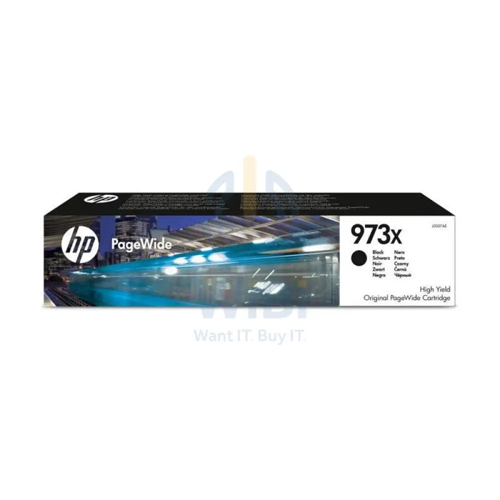 HP 973X High Yield Black Ink Cartridge - 10K Pages / Black Color / Ink Cartridge