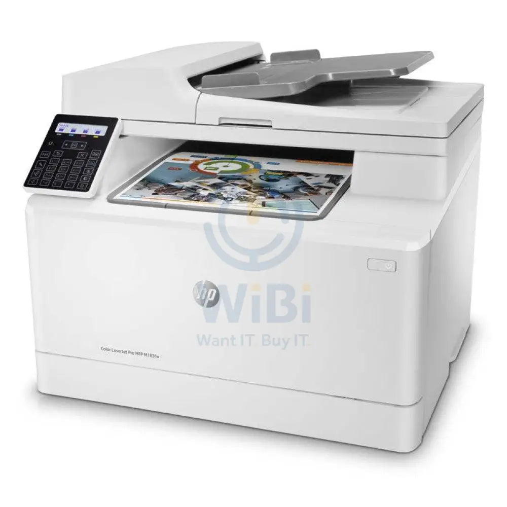 HP Color LaserJet Pro MFP M183fw - 16ppm / 600dpi / A4 / USB / LAN / Wi-Fi / FAX / Color Laser - Printer