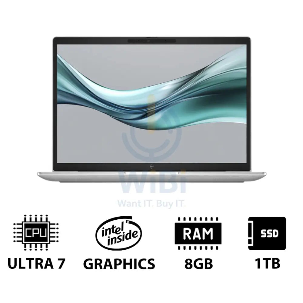 HP EliteBook 630 G11 - 13.3’’ WUXGA / Ultra 7 155U / 8GB / 1TB (NVMe M.2 SSD) / DOS (Without OS) / 1YW / Silver