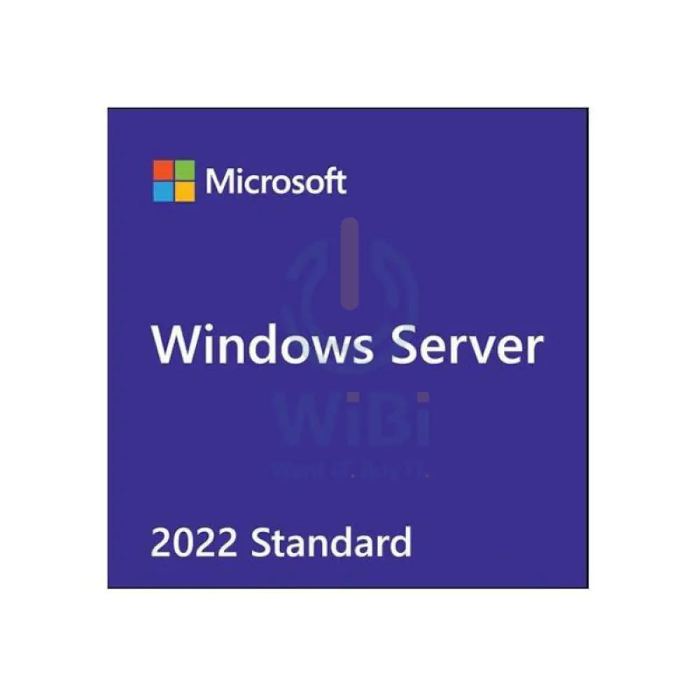 HP Microsoft Windows Server 2022 Standard - Up to 16-Cores / 64-Bit / Reseller Option Kit (ROK) Software Solutions >