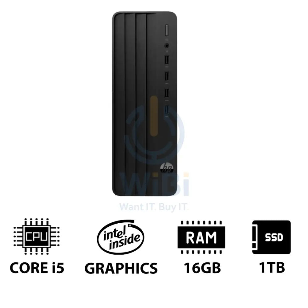 HP Pro 290 G9 (SFF) - i5 / 16GB / 1TB (NVMe M.2 SSD) / DOS (Without OS) / 1YW - Desktop Desktop & All-In-One PCs >