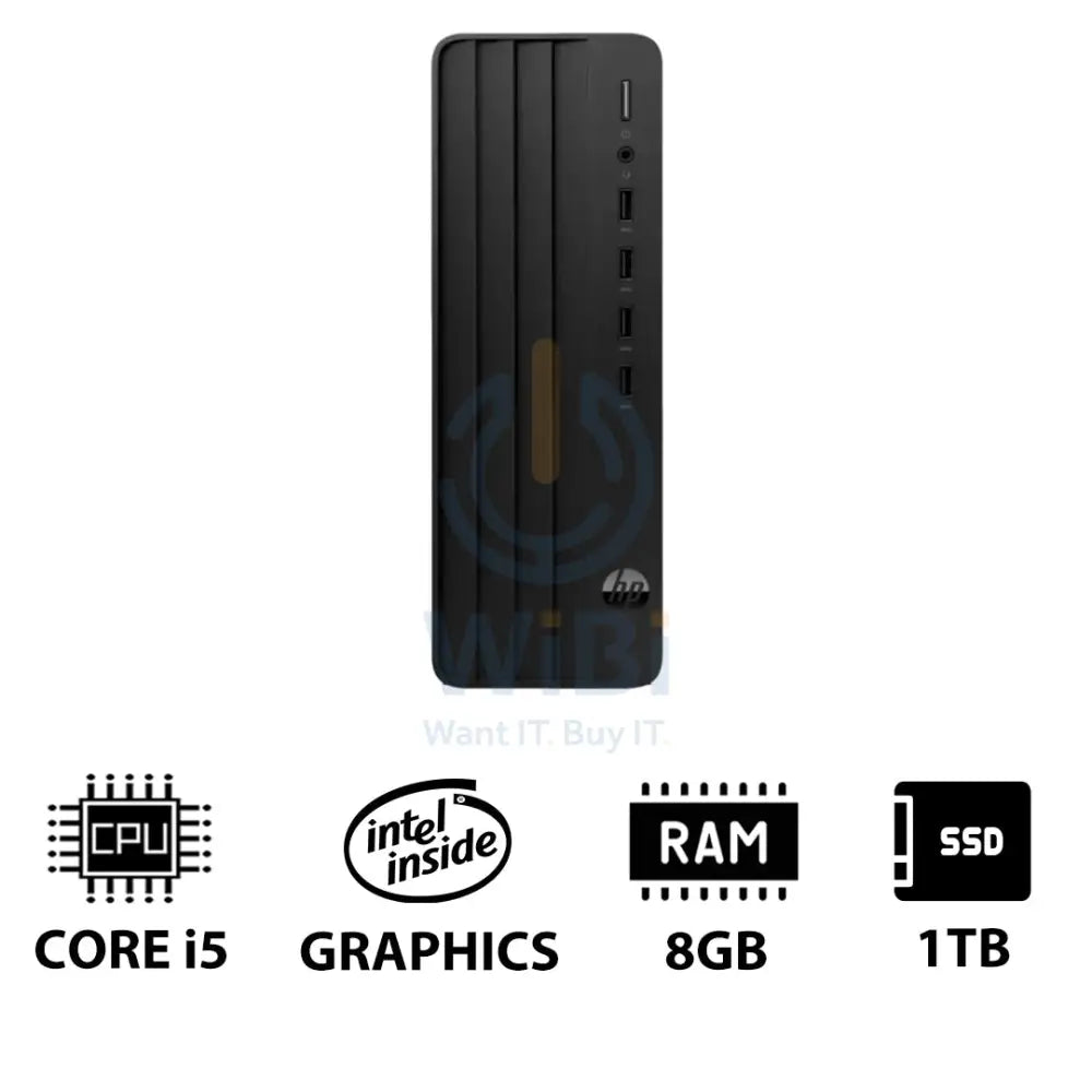 HP Pro 290 G9 (SFF) - i5 / 8GB / 1TB (NVMe M.2 SSD) / DOS (Without OS) / 1YW - Desktop Desktop & All-In-One PCs >