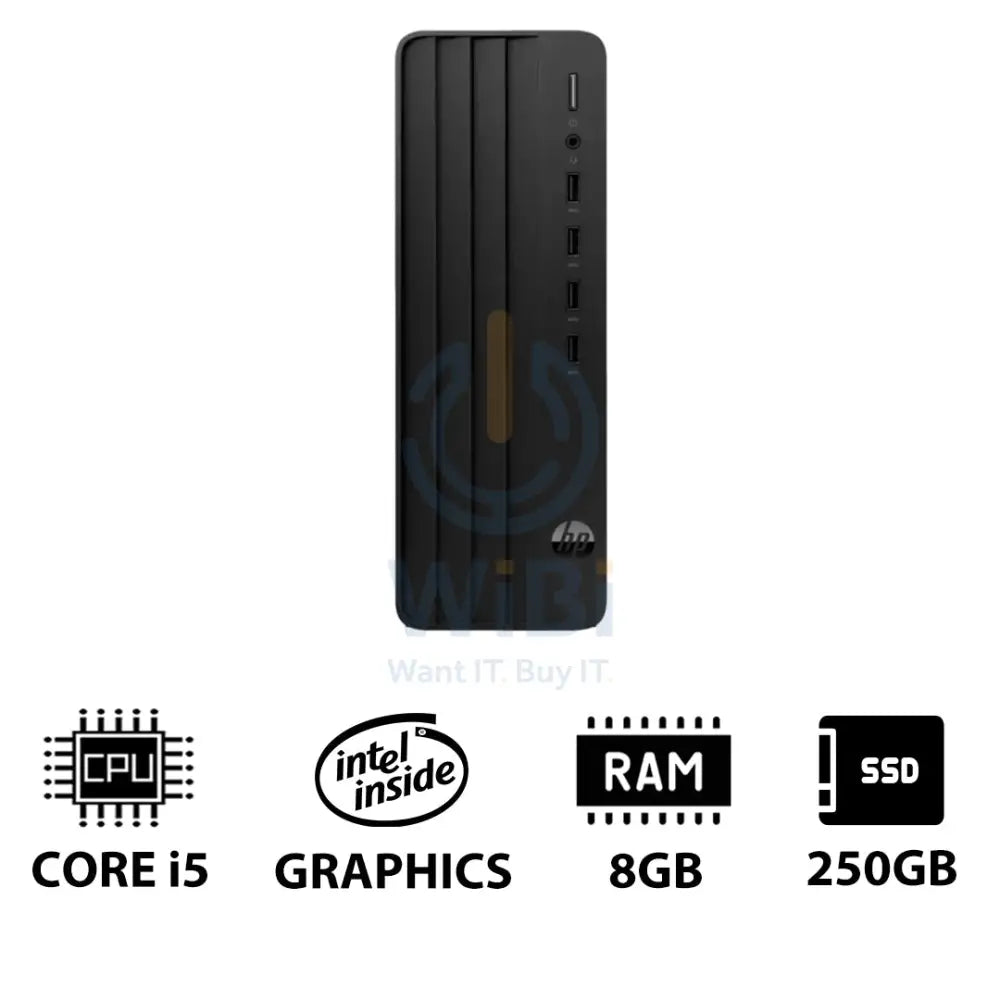 HP Pro 290 G9 (SFF) - i5 / 8GB / 250GB (NVMe M.2 SSD) / Win 11 Pro / 1YW - Desktop Desktop & All-In-One PCs > Desktop