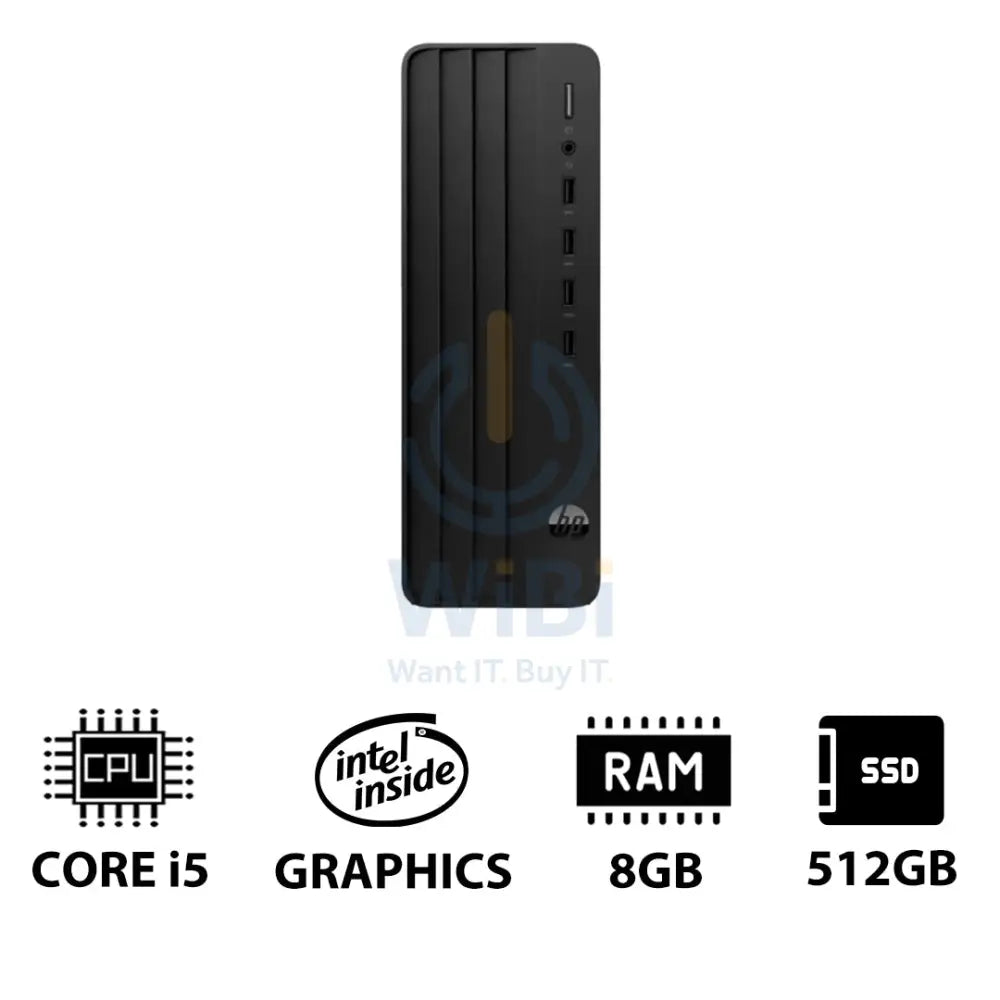 HP Pro 290 G9 (SFF) - i5 / 8GB / 512GB (NVMe M.2 SSD) / Win 11 Pro / 1YW - Desktop Desktop & All-In-One PCs > Desktop