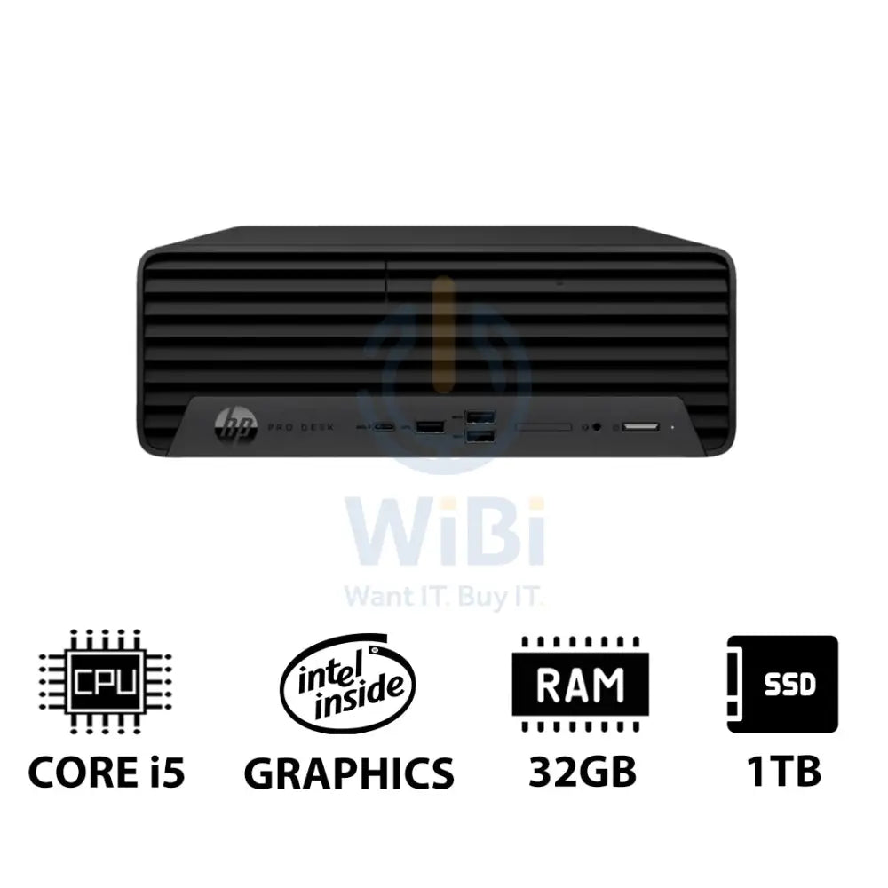 HP Pro SFF 400 G9 - i5 / 32GB / 1TB (NVMe M.2 SSD) / Win 11 Pro / 1YW - Desktop Desktop & All-In-One PCs > Desktop PCs