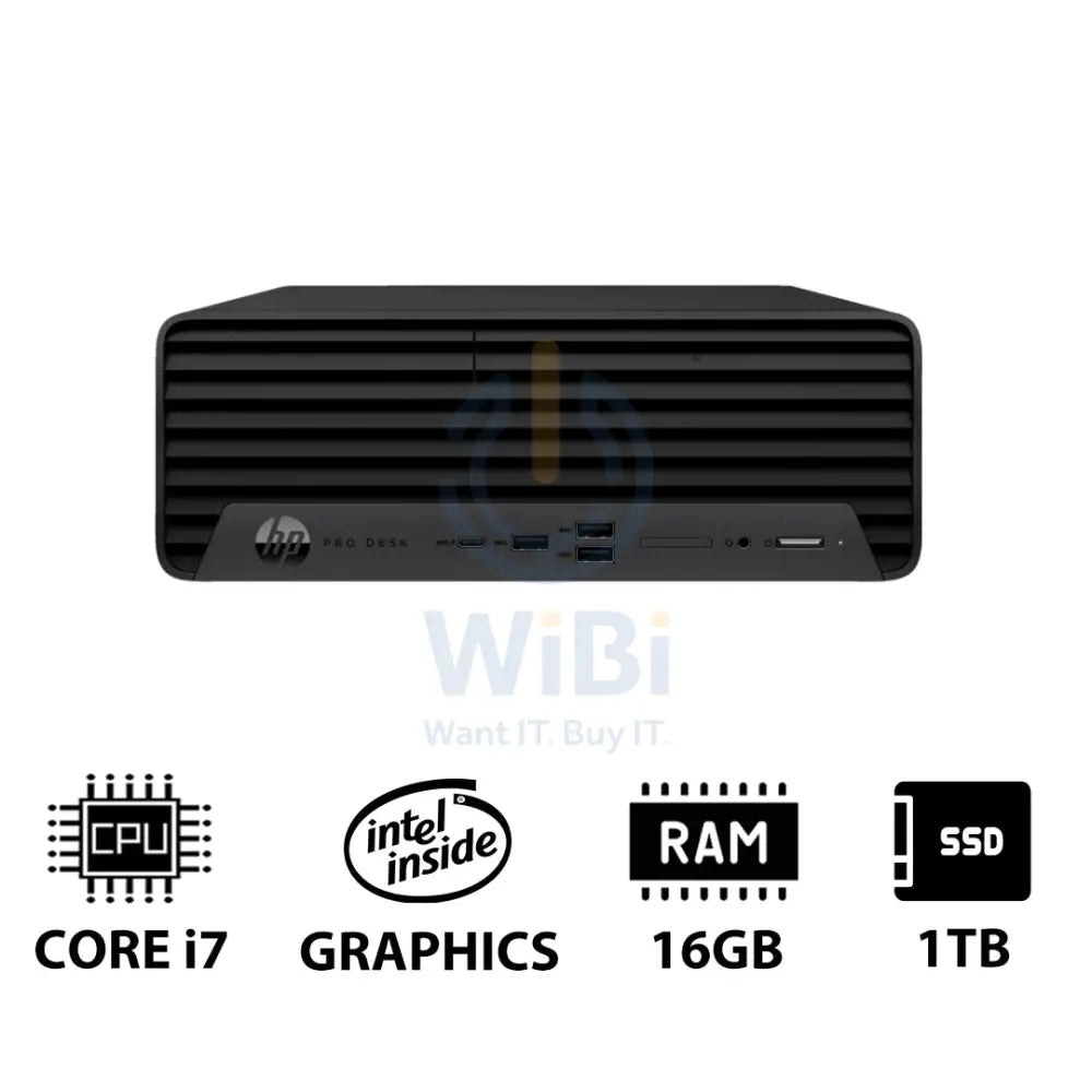 HP Pro SFF 400 G9 - i7 / 16GB / 1TB (NVMe M.2 SSD) / Win 11 Pro / 1YW - Desktop Desktop & All-In-One PCs > Desktop PCs