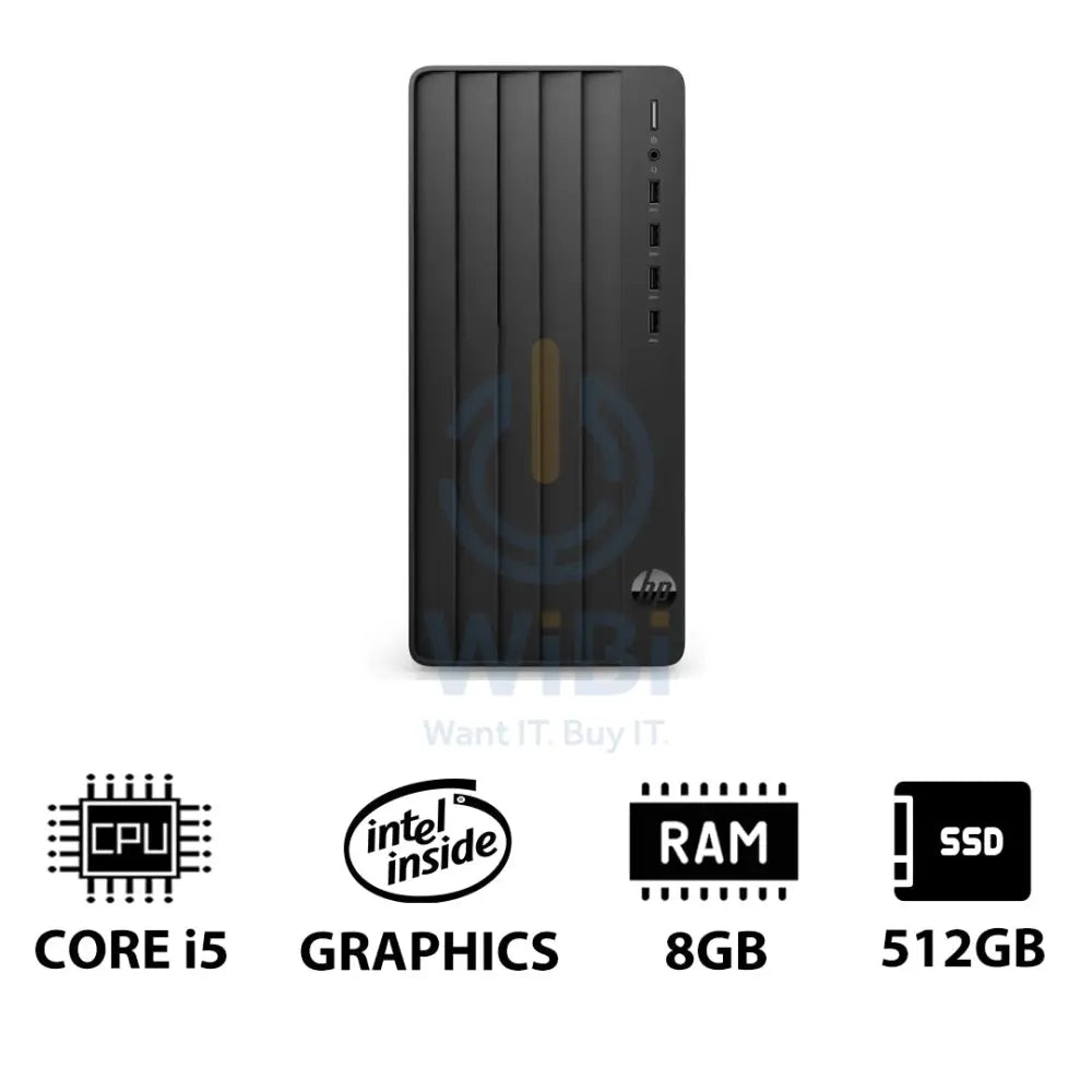 HP Pro Tower 290 G9 - i5-13500 / 8GB / 512GB (NVMe M.2 SSD) / DOS (Without OS) / 1YW - Desktop Desktop & All-In-One PCs
