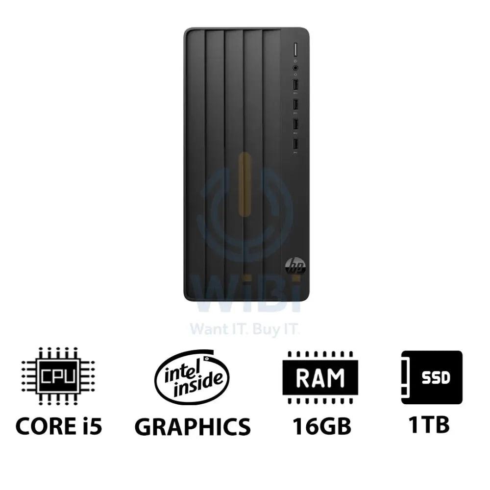 HP Pro Tower 290 G9 - i5 / 16GB / 1TB (NVMe M.2 SSD) / Win 11 Pro / 1YW - Desktop Desktop & All-In-One PCs > Desktop PCs