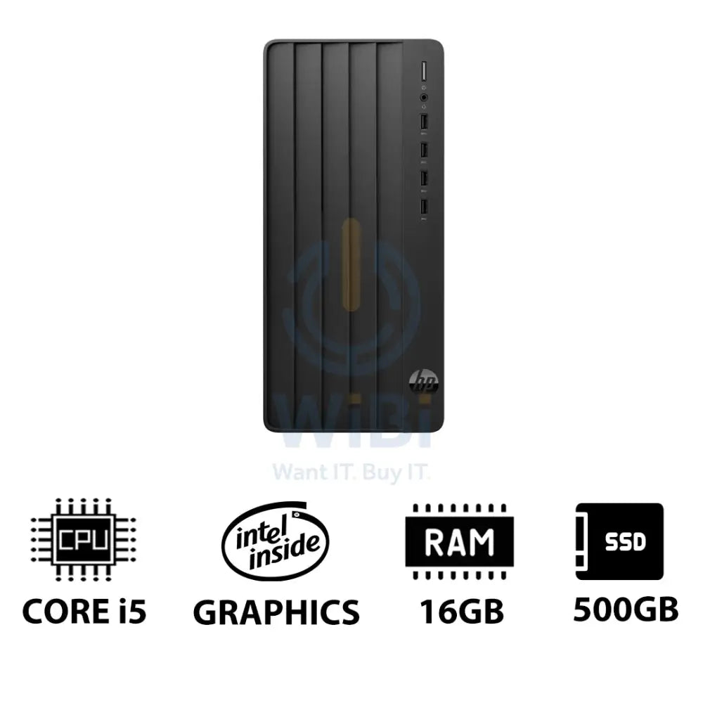 HP Pro Tower 290 G9 - i5 / 16GB / 500GB (NVMe M.2 SSD) / Win 11 Pro / 1YW - Desktop Desktop & All-In-One PCs > Desktop