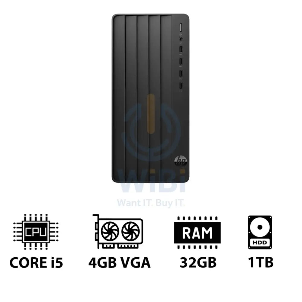 HP Pro Tower 290 G9 - i5 / 32GB / 1TB HDD / 4GB VGA / Win 11 Pro / 1YW - Desktop Desktop & All-In-One PCs > Desktop PCs