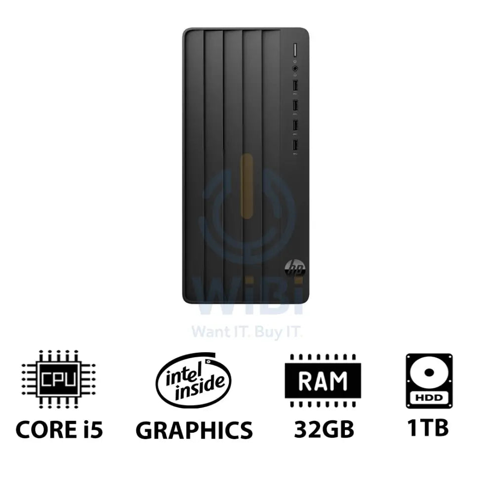 HP Pro Tower 290 G9 - i5 / 32GB / 1TB HDD / DOS (Without OS) / 1YW - Desktop Desktop & All-In-One PCs > Desktop PCs