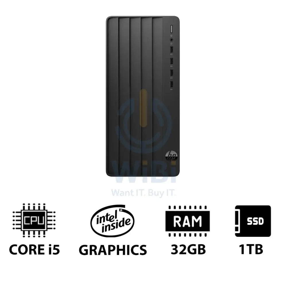 HP Pro Tower 290 G9 - i5 / 32GB / 1TB (NVMe M.2 SSD) / DOS (Without OS) / 1YW - Desktop Desktop & All-In-One PCs >