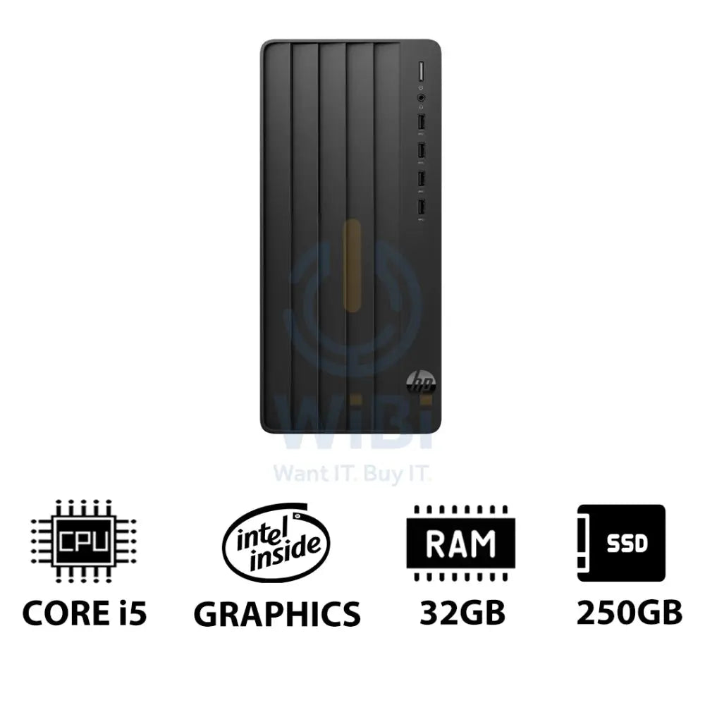 HP Pro Tower 290 G9 - i5 / 32GB / 250GB (NVMe M.2 SSD) / Win 11 Pro / 1YW - Desktop Desktop & All-In-One PCs > Desktop