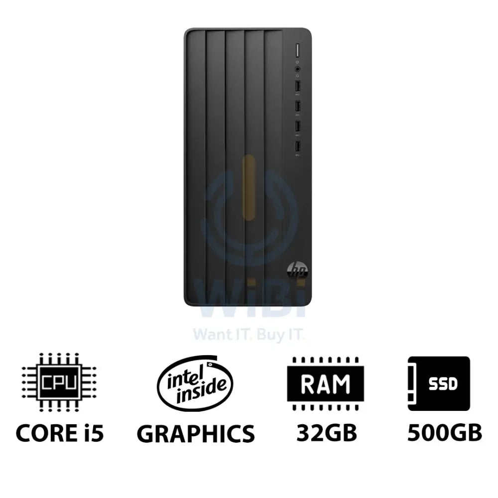 HP Pro Tower 290 G9 - i5 / 32GB / 500GB (NVMe M.2 SSD) / Win 11 Pro / 1YW - Desktop Desktop & All-In-One PCs > Desktop