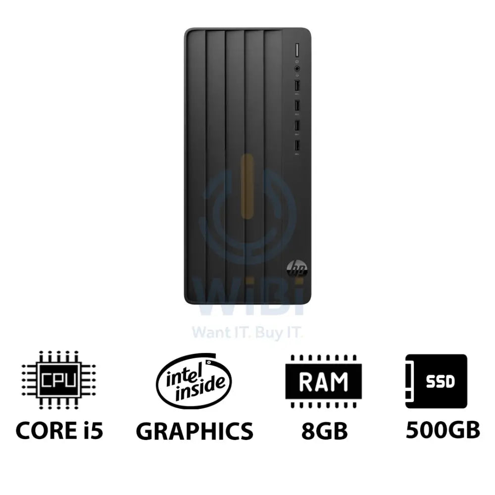 HP Pro Tower 290 G9 - i5 / 8GB / 500GB (NVMe M.2 SSD) / DOS (Without OS) / 1YW - Desktop Desktop & All-In-One PCs >