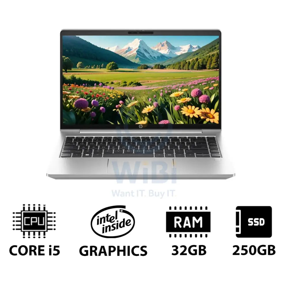HP ProBook 440 G10 - 14.0’’ FHD / i5 / 32GB / 250GB (NVMe M.2 SSD) / DOS (Without OS) / 1YW - Laptop Laptops