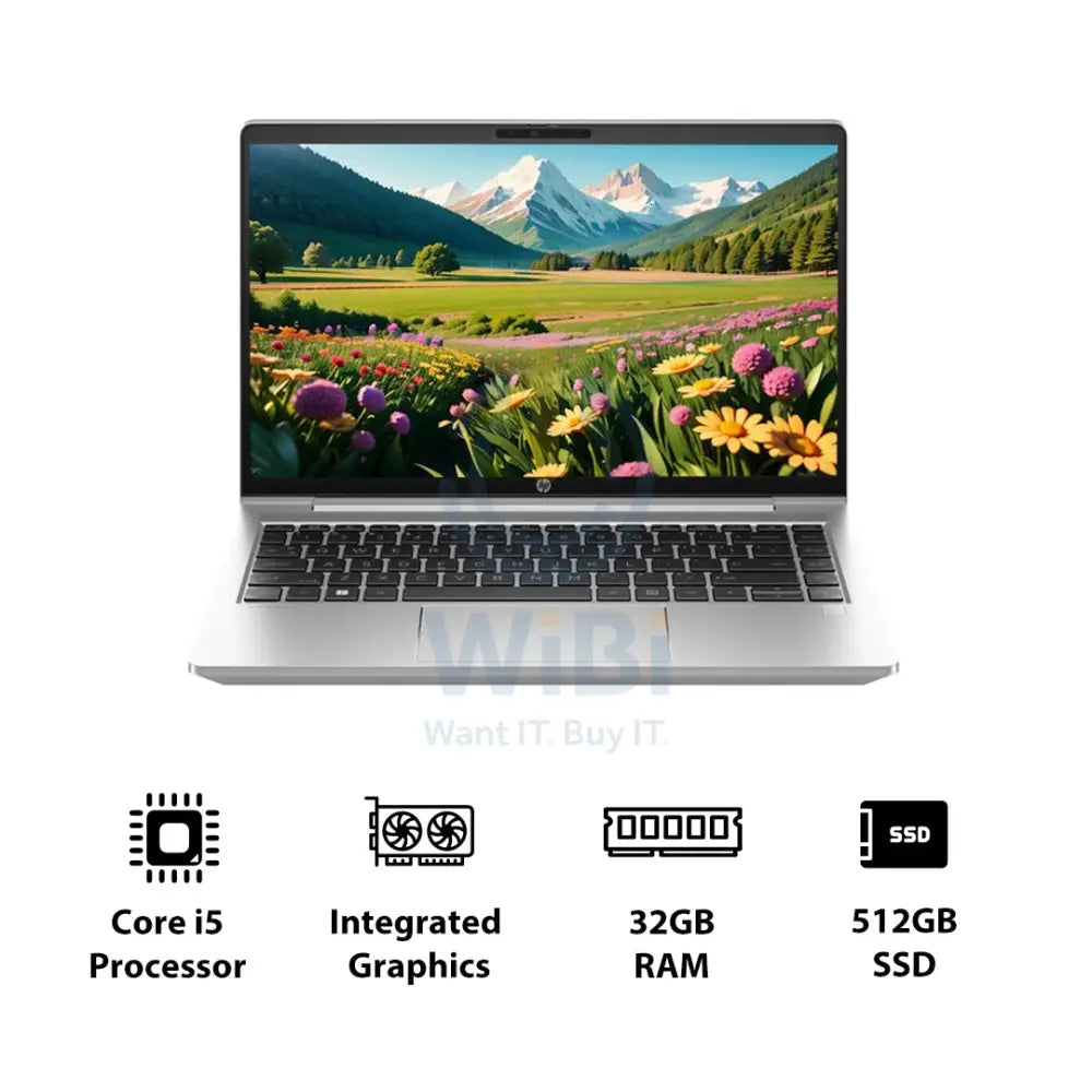 HP ProBook 440 G10 - 14.0’’ FHD / i5 / 32GB / 512GB (NVMe M.2 SSD) / DOS (Without OS) / 1YW - Laptop Laptops