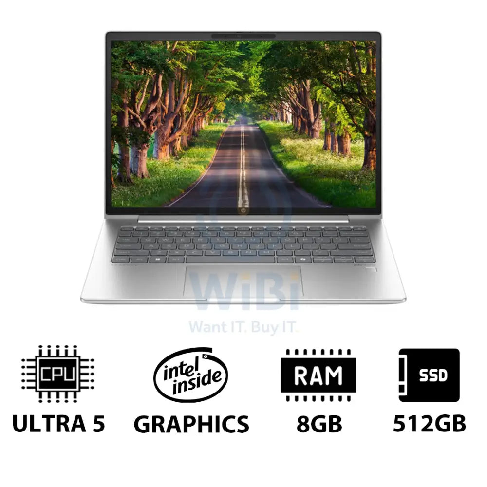 HP ProBook 440 G11 - 14’’ WUXGA / Ultra 5 125U / 8GB / 512GB (NVMe M.2 SSD) / DOS (Without OS) / 1YW / Pike silver