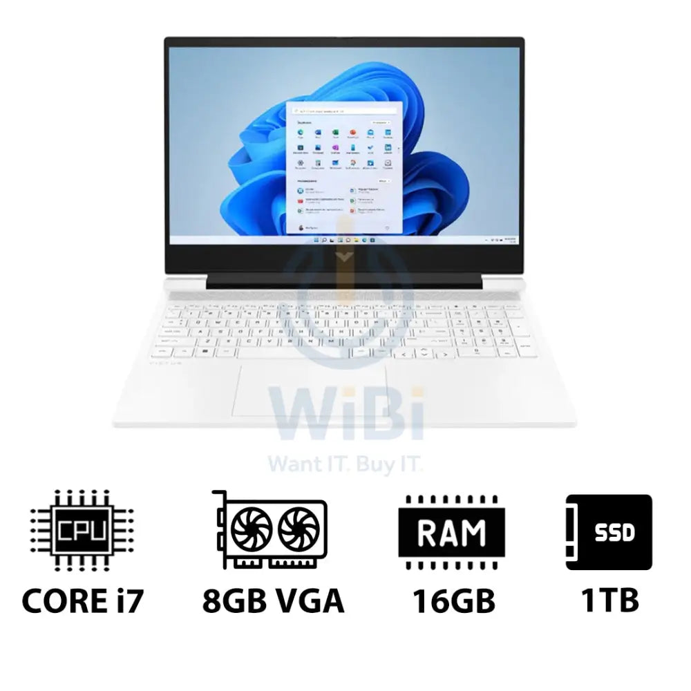 HP Victus Gaming Laptop 16-R1050NE - 16.1’’ FHD / i7 / 16GB / 1TB (NVMe M.2 SSD) / RTX 4070 8GB VGA / Win 11 Pro / 1YW