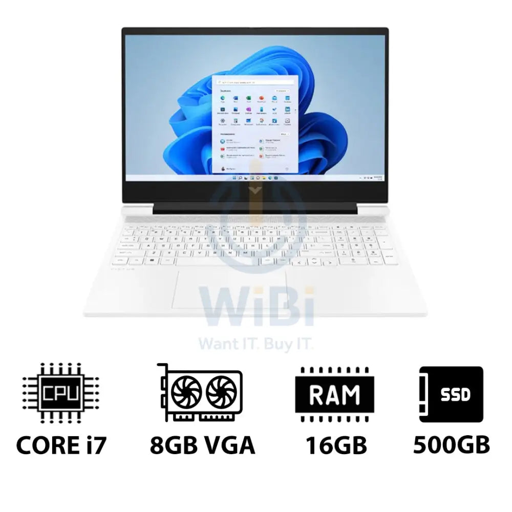 HP Victus Gaming Laptop 16-R1050NE - 16.1’’ FHD / i7 / 16GB / 500GB (NVMe M.2 SSD) / RTX 4070 8GB VGA / Win 11 Pro