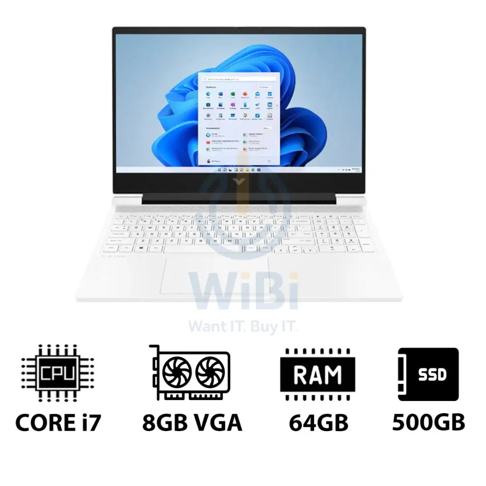 HP Victus Gaming Laptop 16-R1050NE - 16.1’’ FHD / i7 / 64GB / 500GB (NVMe M.2 SSD) / RTX 4070 8GB VGA / Win 11 Pro