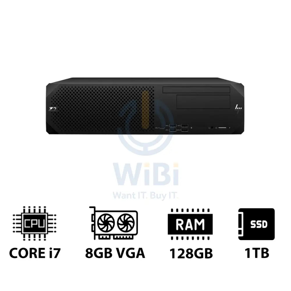 HP Z2 G9 SFF Workstation - i7-13700K 3.40GHz / 16-Cores / 128GB / 1TB (NVMe M.2 SSD) / T1000 8GB VGA / Win 11 Pro / 3YW