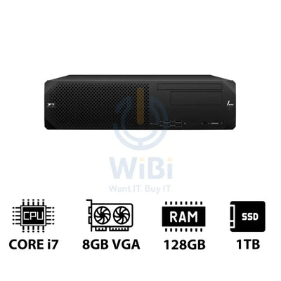 HP Z2 G9 SFF Workstation - i7-13700K 3.40GHz / 16-Cores / 128GB / 1TB (NVMe M.2 SSD) / T1000 8GB VGA / Win 11 Pro / 3YW