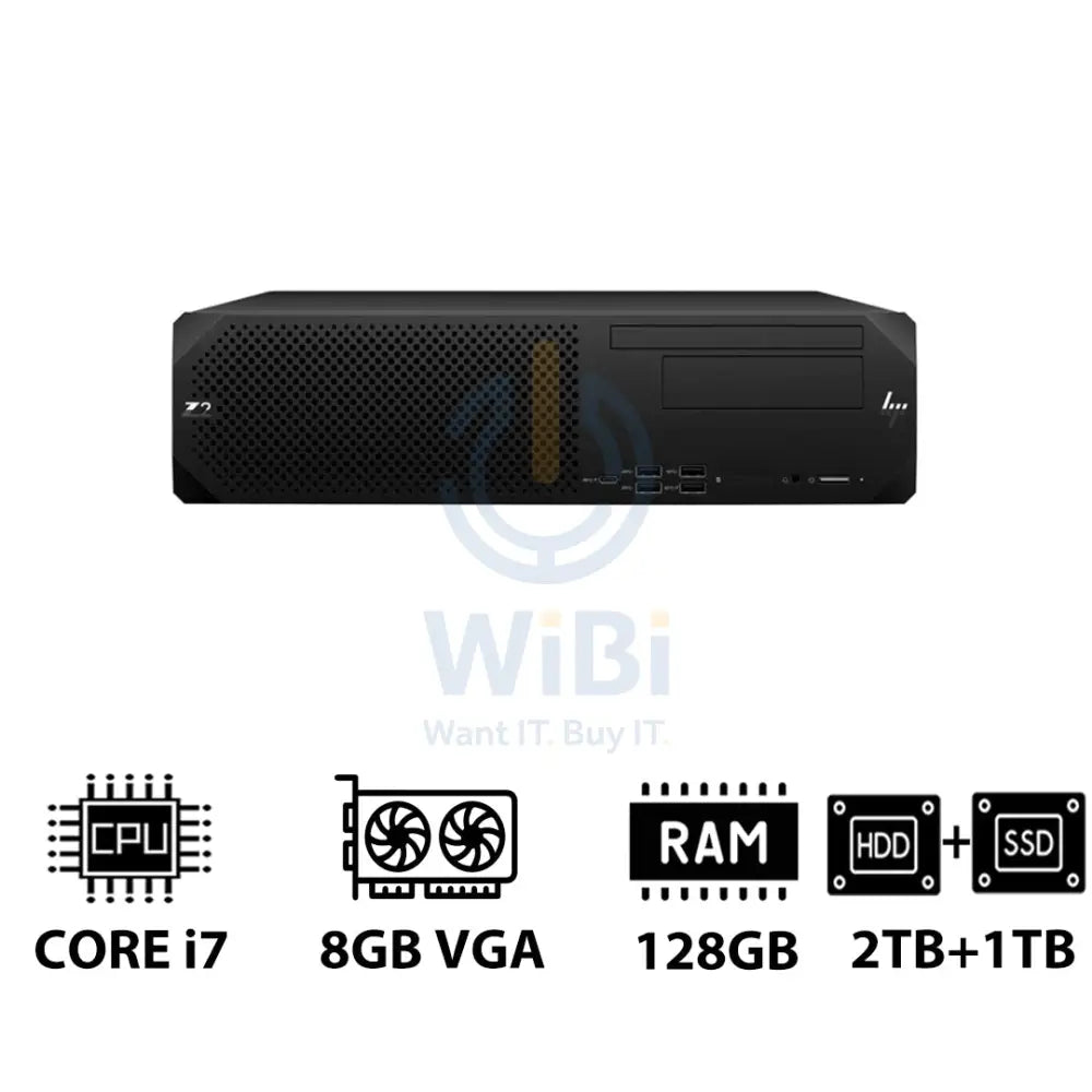 HP Z2 G9 SFF Workstation - i7-13700K 3.40GHz / 16-Cores / 128GB / 2TB HDD + 1TB (NVMe M.2 SSD) / T1000 8GB VGA / Win 11