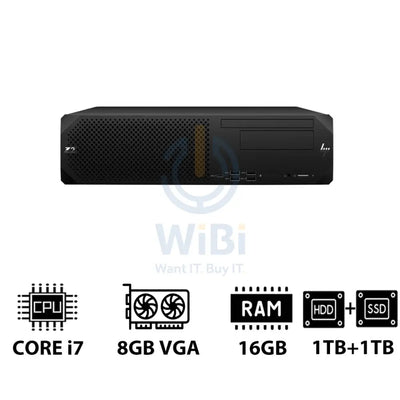 HP Z2 G9 SFF Workstation - i7-13700K 3.40GHz / 16-Cores / 16GB / 1TB HDD + 1TB (NVMe M.2 SSD) / T1000 8GB VGA / Win 11