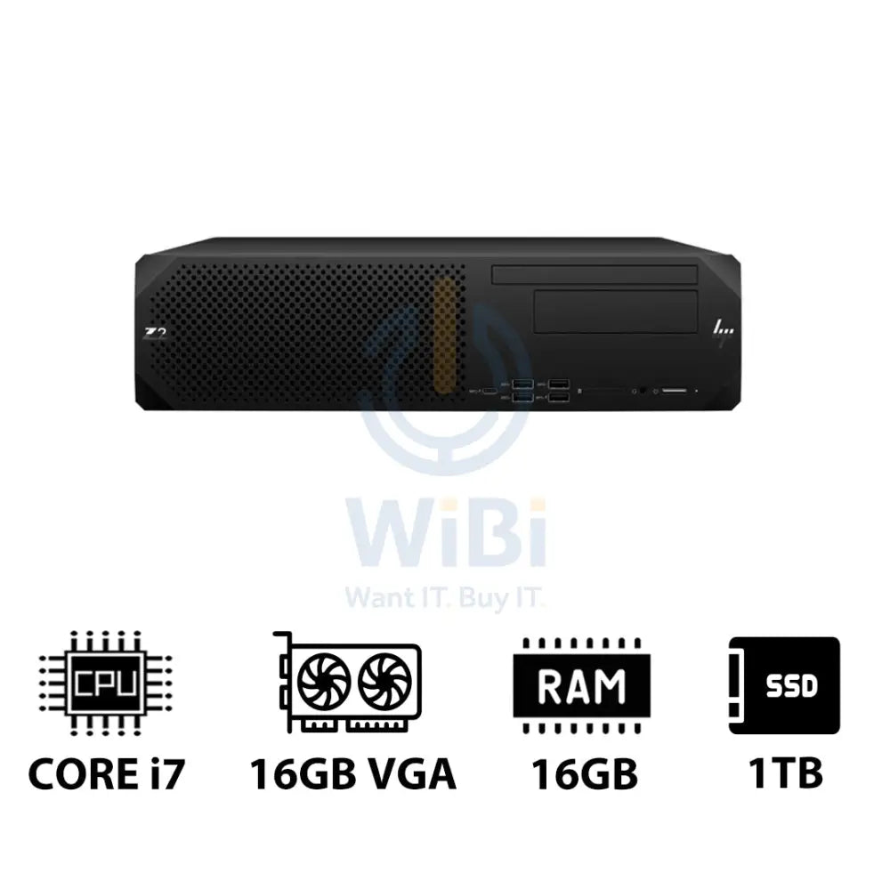 HP Z2 G9 SFF Workstation - i7-13700K 3.40GHz / 16-Cores / 16GB / 1TB (NVMe M.2 SSD) / RTX 2000 Ada 16GB VGA / Win 11
