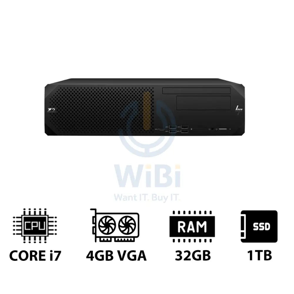 HP Z2 G9 SFF Workstation - i7-13700K 3.40GHz / 16-Cores / 32GB / 1TB (NVMe M.2 SSD) / T400 4GB VGA / Win 11 Pro / 3YW