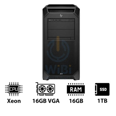 HP Z8 G5 Workstation - Xeon-2.0GHz / 12-Cores / 16GB / RTX 2000 ADA 16GB VGA / 1TB (NVMe M.2 SSD) / Win 11 Pro / 3YW