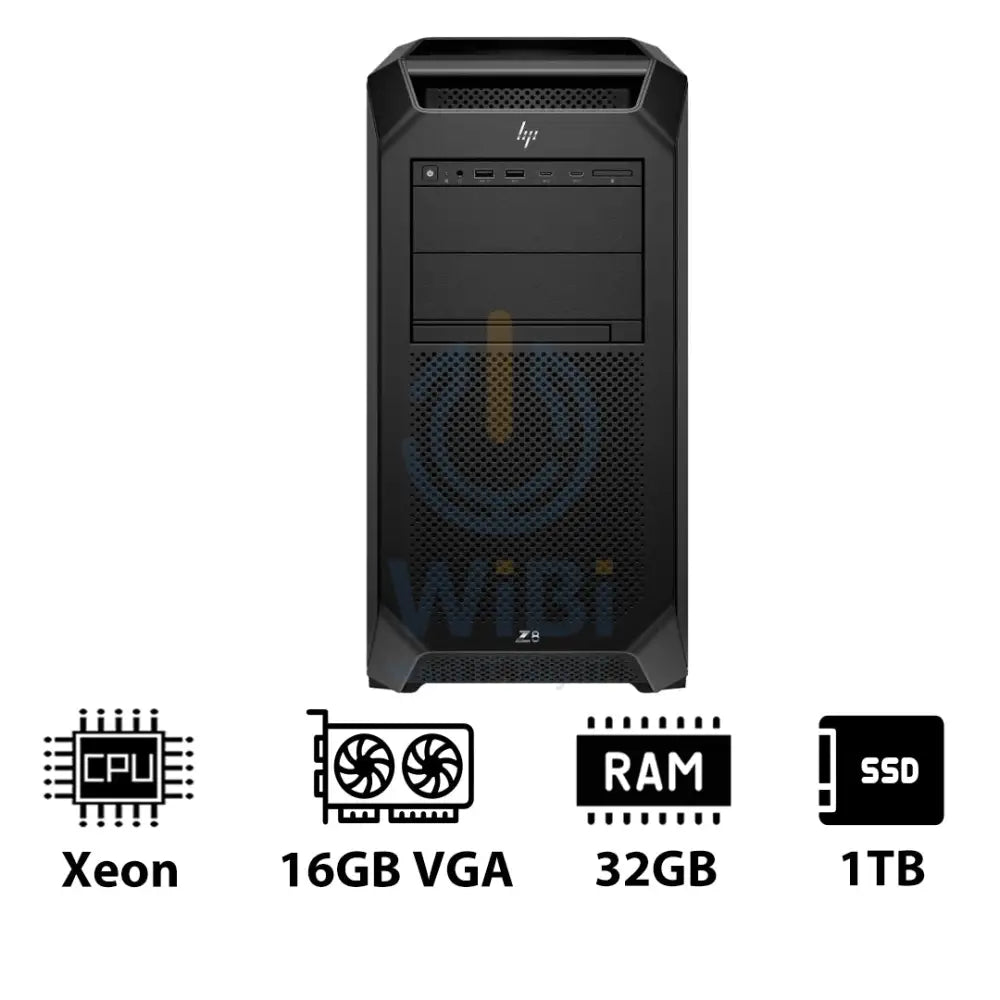 HP Z8 G5 Workstation - Xeon-2.0GHz / 12-Cores / 32GB / RTX 2000 ADA 16GB VGA / 1TB (NVMe M.2 SSD) / Win 11 Pro / 3YW