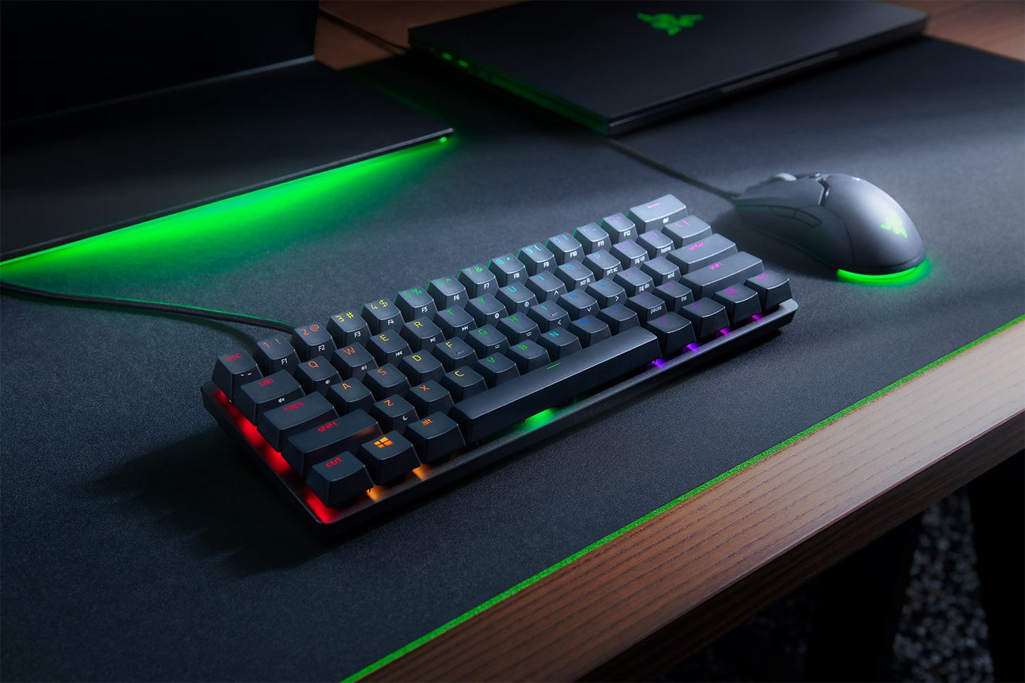 Razer Huntsman Mini Linear Optical Switches (Red) 60% Gaming Keyboard - Black