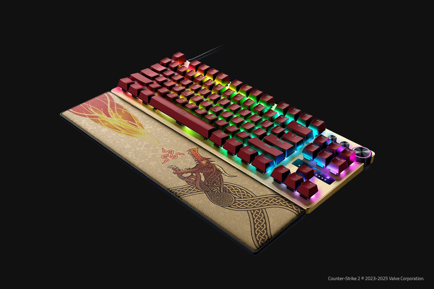 RAZER Huntsman V3 Pro Tenkeyless - US Layout - Counter-Strike 2 Ed. Gaming Keyboard