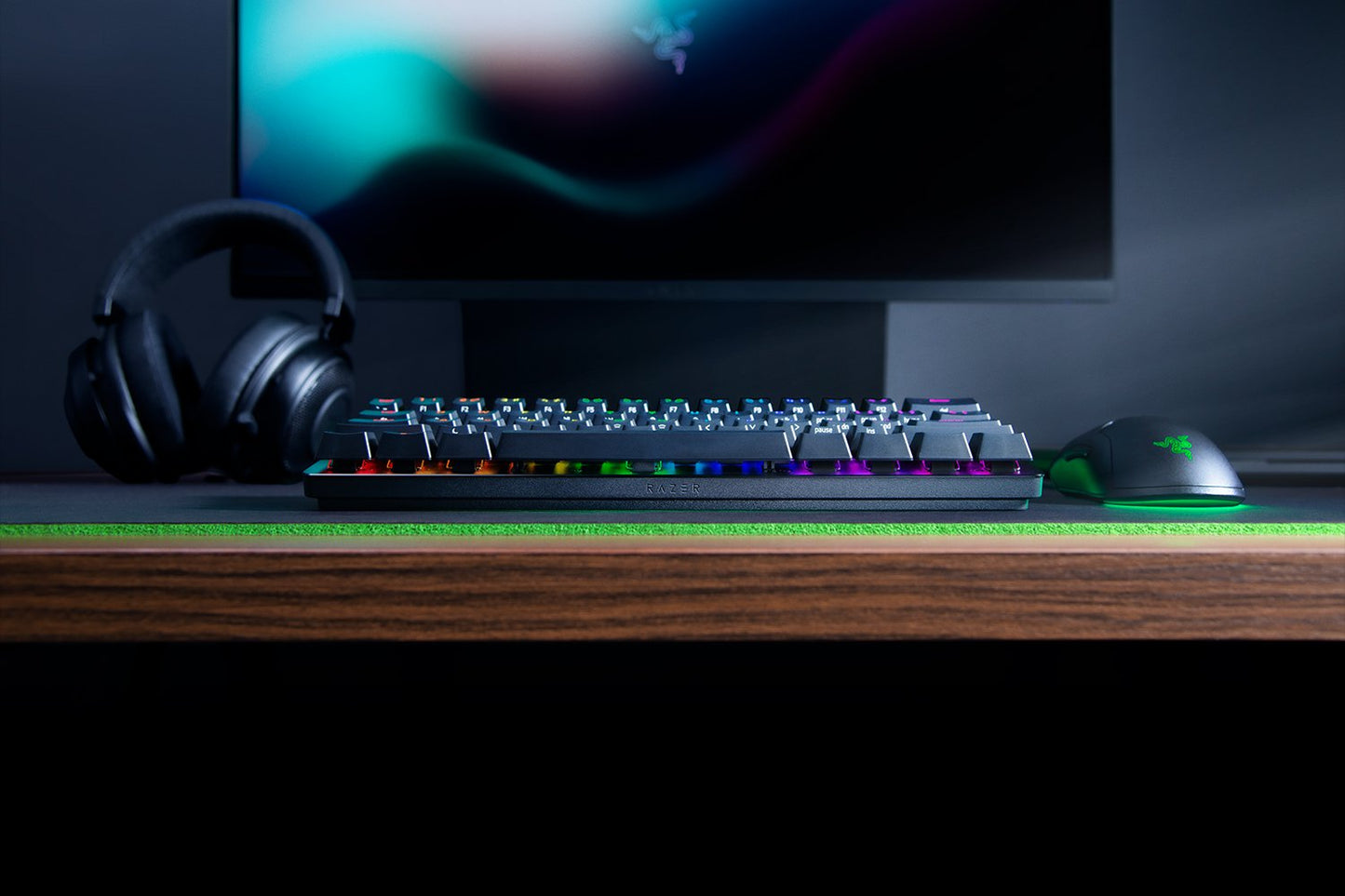 Razer Huntsman Mini Linear Optical Switches (Red) 60% Gaming Keyboard - Black