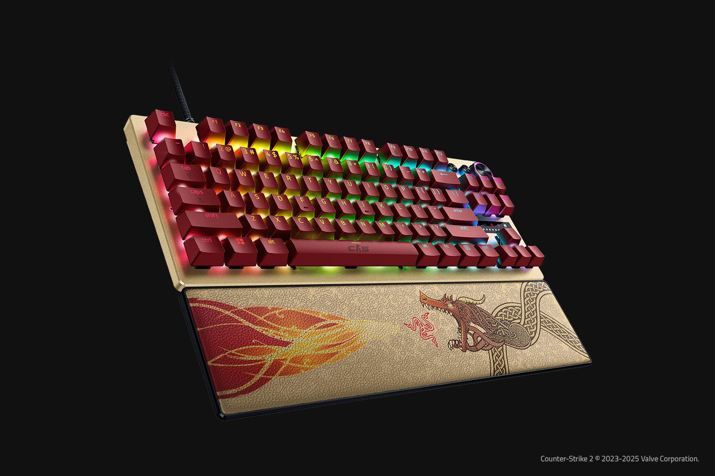RAZER Huntsman V3 Pro Tenkeyless - US Layout - Counter-Strike 2 Ed. Gaming Keyboard